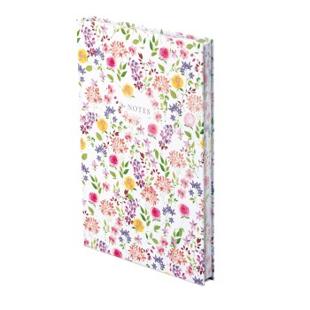 404 Notes found, A5 jegyzetfüzet, Flowers White