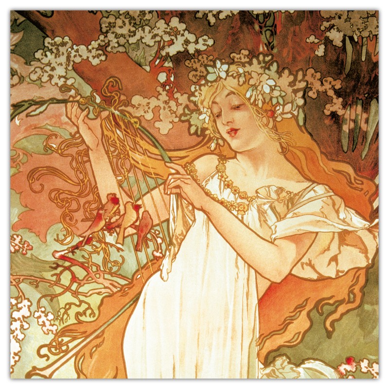Alphonse Mucha, képes lemeznaptár 2026