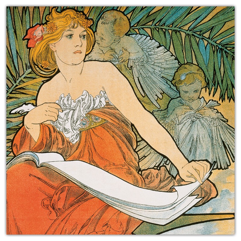 Alphonse Mucha, képes lemeznaptár 2026