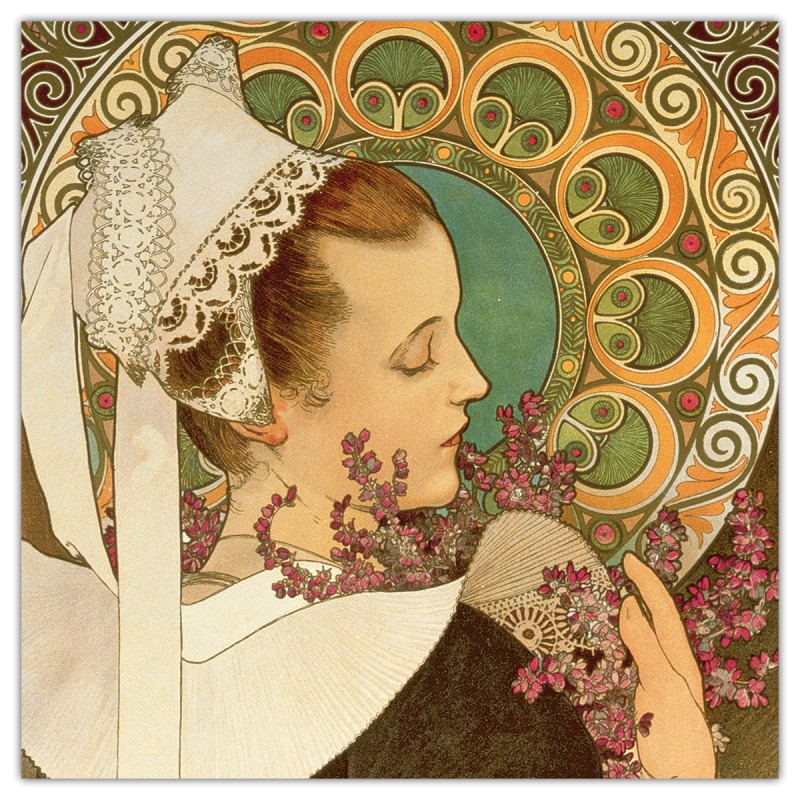 Alphonse Mucha, képes lemeznaptár 2026