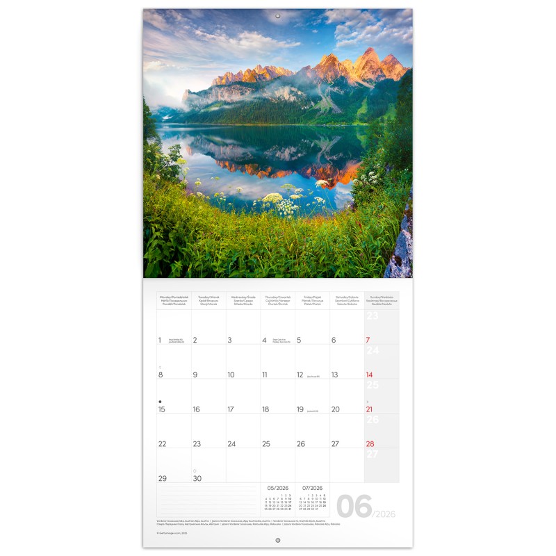 Alps, képes lemeznaptár 2026