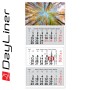 Medium Classic, 3 tömbös 3 hónapos speditőr naptár - Erdő fejrésszel
