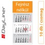 Medium Classic, 3 tömbös 3 hónapos speditőr naptár - Fejrész nélkül, 10db/csomag