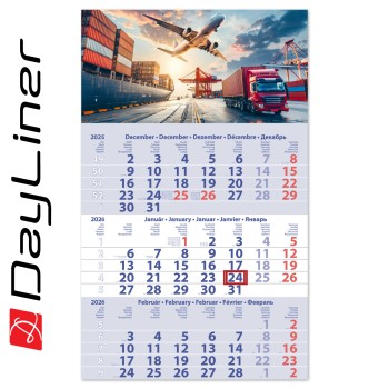 Primus Club, 12 lapos speditőr naptár - Logisztika fejrésszel